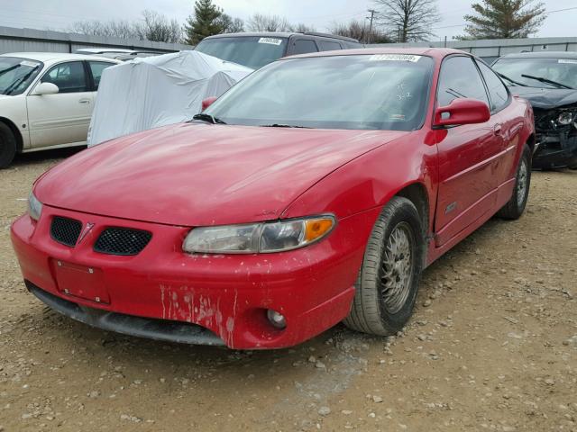 1G2WP1217VF323150 - 1997 PONTIAC GRAND PRIX RED photo 2