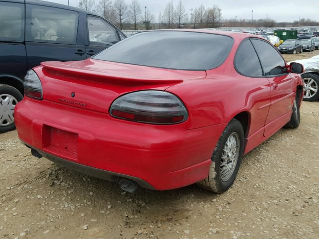 1G2WP1217VF323150 - 1997 PONTIAC GRAND PRIX RED photo 4