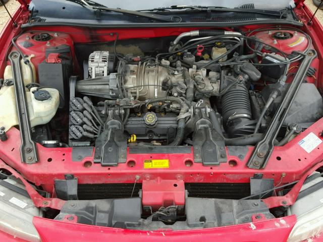 1G2WP1217VF323150 - 1997 PONTIAC GRAND PRIX RED photo 7