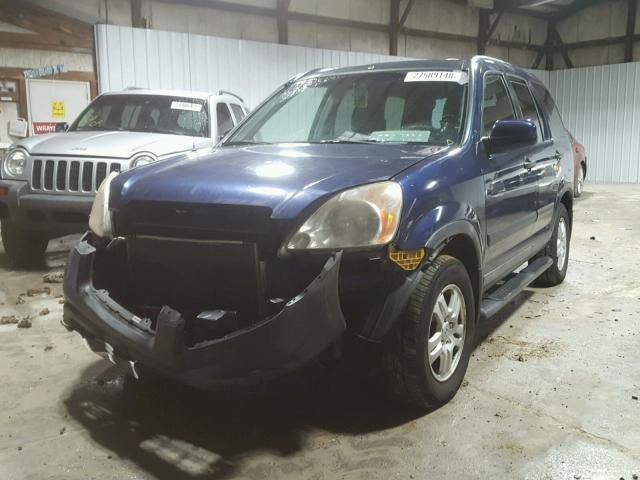 JHLRD78823C026085 - 2003 HONDA CR-V EX BLUE photo 2