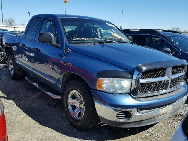 1D7HA18N14J103746 - 2004 DODGE RAM 1500 S BLUE photo 1