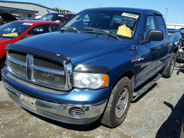 1D7HA18N14J103746 - 2004 DODGE RAM 1500 S BLUE photo 2