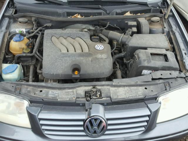 3VWRK69M23M107298 - 2003 VOLKSWAGEN JETTA GL GRAY photo 7