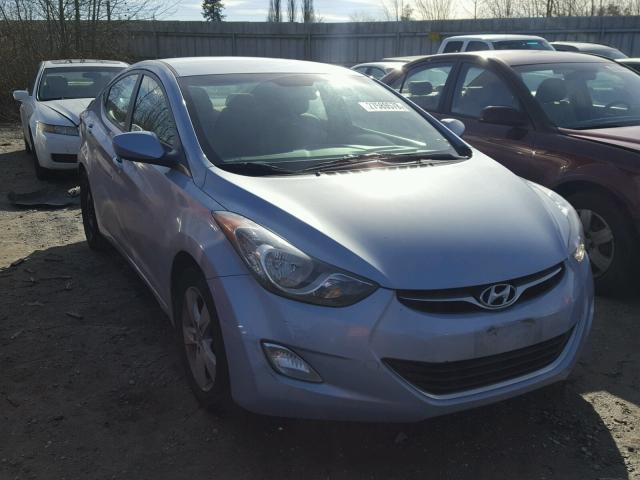 KMHDH4AE3CU327867 - 2012 HYUNDAI ELANTRA GL TURQUOISE photo 1