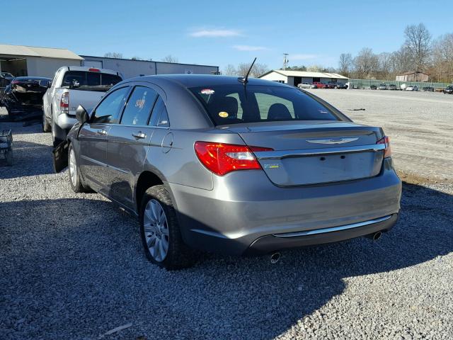 1C3CCBBG1DN659390 - 2013 CHRYSLER 200 TOURIN GRAY photo 3