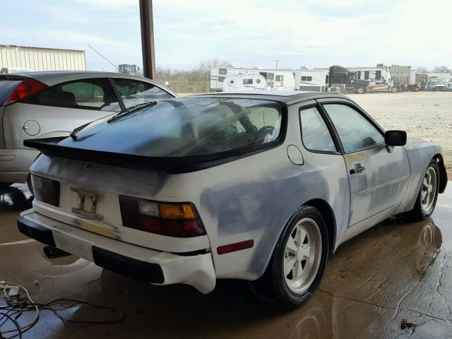 WP0AA0942EN459919 - 1984 PORSCHE 944 WHITE photo 4