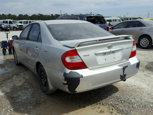 4T1BE32K04U815271 - 2004 TOYOTA CAMRY LE SILVER photo 3