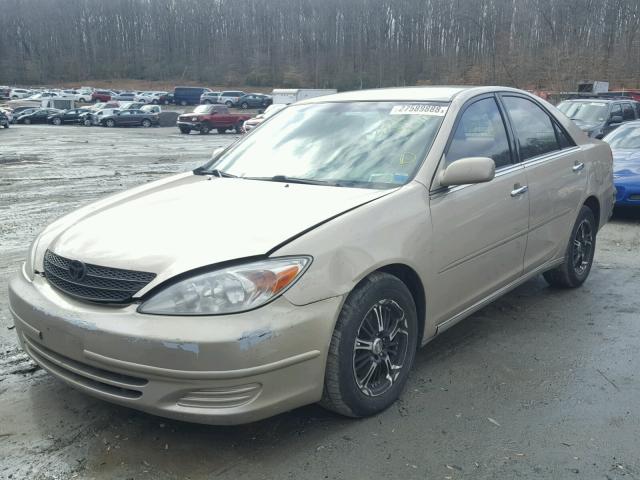 4T1BF32K33U042212 - 2003 TOYOTA CAMRY LE GOLD photo 2