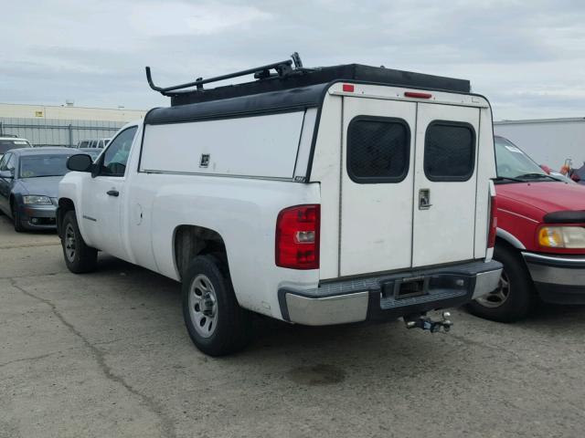 1GCEC14C88Z261830 - 2008 CHEVROLET SILVERADO WHITE photo 3