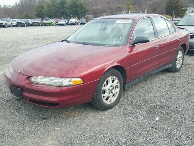 1G3WH52H61F228411 - 2001 OLDSMOBILE INTRIGUE G RED photo 2