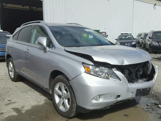 2T2BK1BA6AC009948 - 2010 LEXUS RX 350 SILVER photo 1