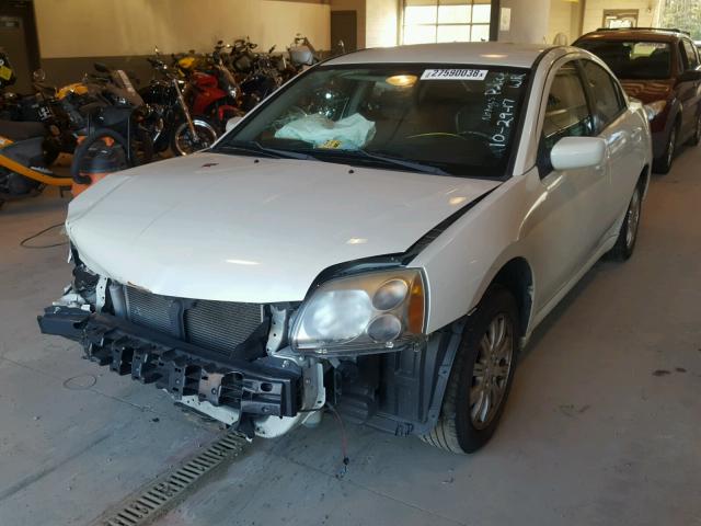 4A3AB36F19E036269 - 2009 MITSUBISHI GALANT ES WHITE photo 2