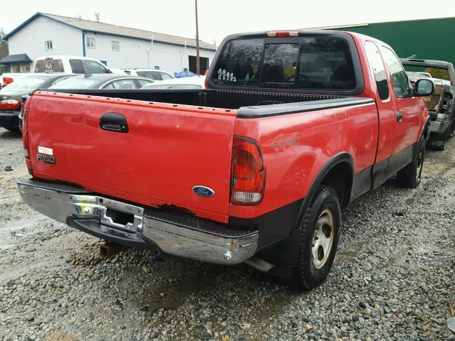 1FTRX18W7XNC22789 - 1999 FORD F150 RED photo 4