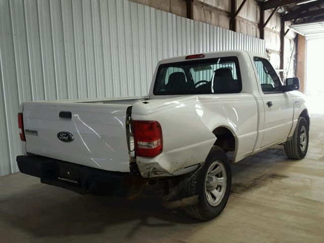 1FTYR10D68PA31547 - 2008 FORD RANGER WHITE photo 4