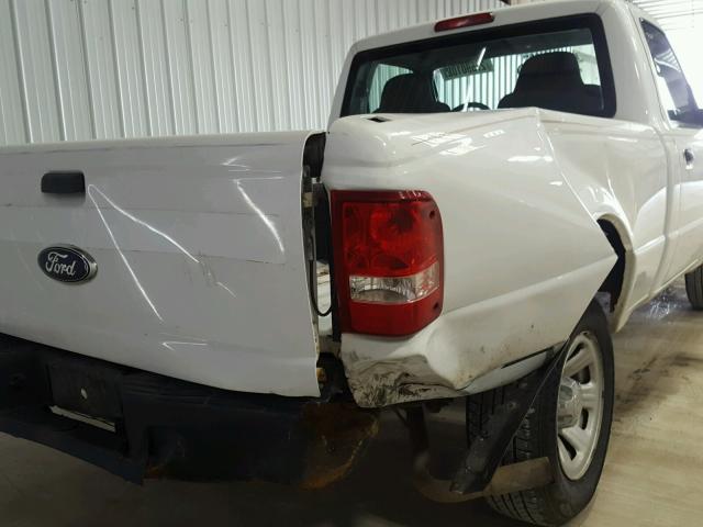 1FTYR10D68PA31547 - 2008 FORD RANGER WHITE photo 9