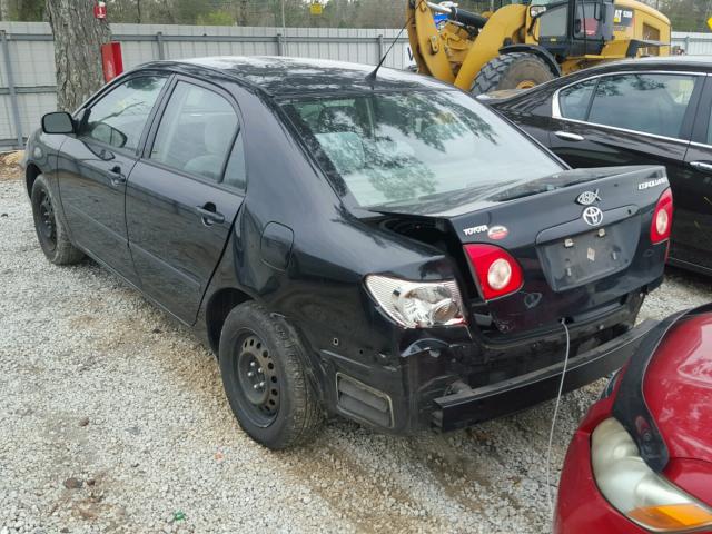 1NXBR32E58Z025890 - 2008 TOYOTA COROLLA CE BLACK photo 3