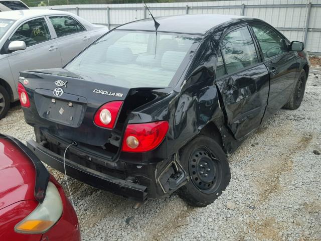 1NXBR32E58Z025890 - 2008 TOYOTA COROLLA CE BLACK photo 4