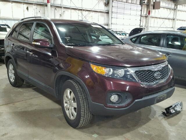 5XYKT3A66CG309359 - 2012 KIA SORENTO BA BURGUNDY photo 1