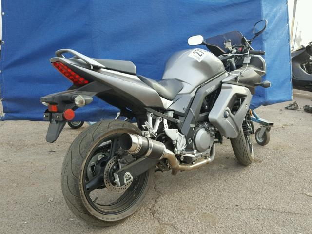 JS1VP53A492100293 - 2009 SUZUKI SV650 GRAY photo 4