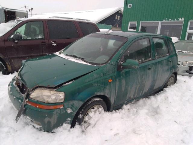 KL1TJ62624B166763 - 2004 CHEVROLET AVEO LS GREEN photo 2