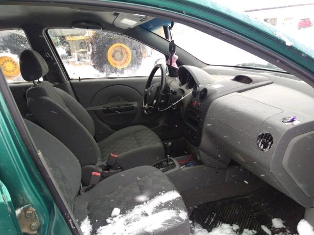 KL1TJ62624B166763 - 2004 CHEVROLET AVEO LS GREEN photo 5