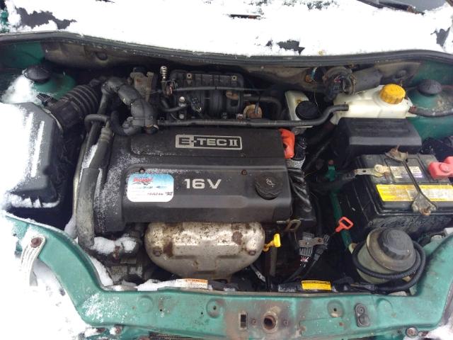 KL1TJ62624B166763 - 2004 CHEVROLET AVEO LS GREEN photo 7