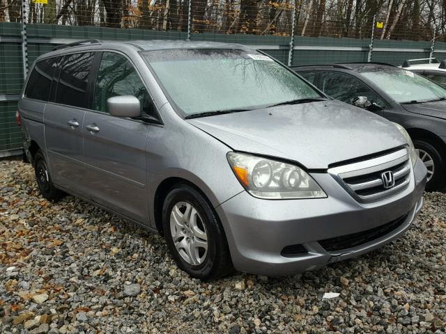 5FNRL38437B070997 - 2007 HONDA ODYSSEY EX SILVER photo 1