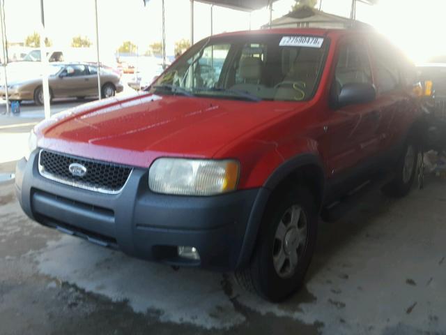 1FMYU03182KE03206 - 2002 FORD ESCAPE XLT RED photo 2