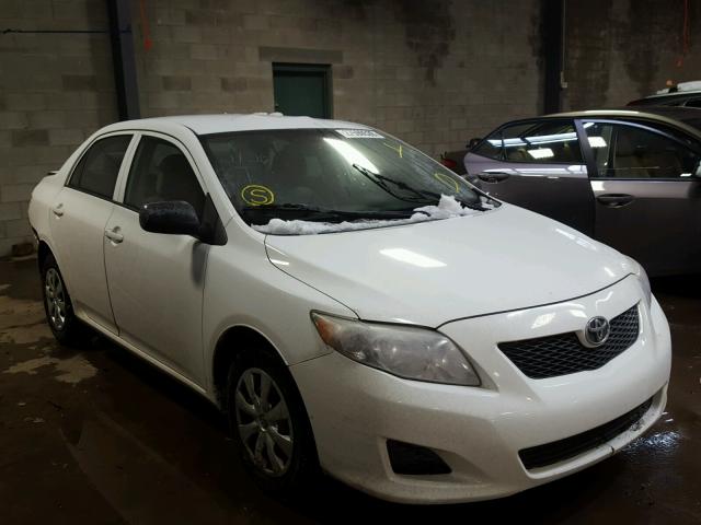 2T1BU40E89C149369 - 2009 TOYOTA COROLLA BA WHITE photo 1