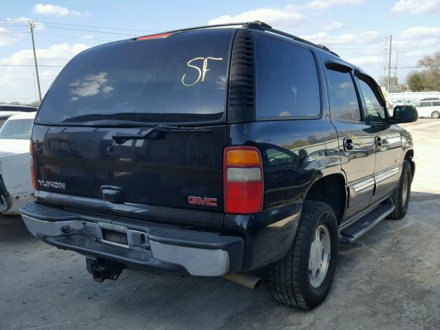 1GKEC13Z22R271366 - 2002 GMC YUKON BLACK photo 4