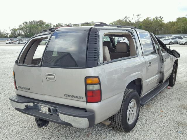 1GNEC16Z44J173665 - 2004 CHEVROLET SUBURBAN C TAN photo 4