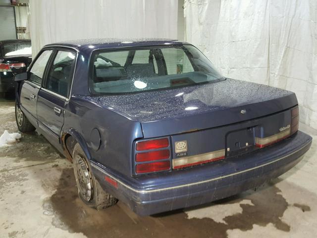 1G3AG55M1R6407716 - 1994 OLDSMOBILE CUTLASS CI BLUE photo 3