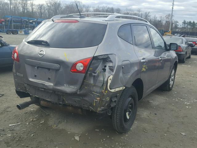 JN8AS5MV7AW602107 - 2010 NISSAN ROGUE S SILVER photo 4