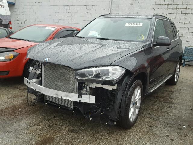 5UXKR0C56G0P21616 - 2016 BMW X5 XDRIVE3 BLACK photo 2