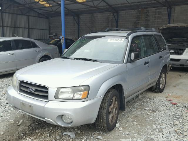 JF1SG65683H749872 - 2003 SUBARU FORESTER 2 SILVER photo 2