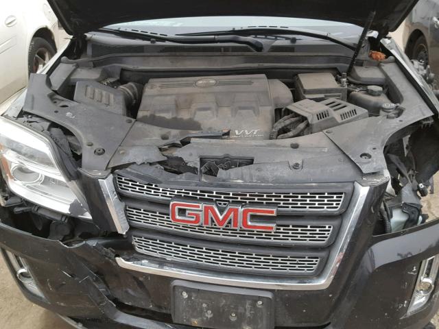 2CTFLHEY6A6311220 - 2010 GMC TERRAIN SL BLACK photo 7