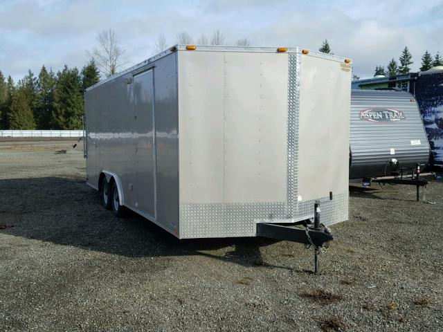 5NHUVHV22FT623877 - 2014 CARGO TRAILER SILVER photo 1