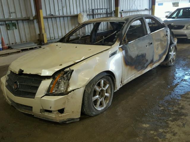 1G6DF577980163051 - 2008 CADILLAC CTS WHITE photo 2