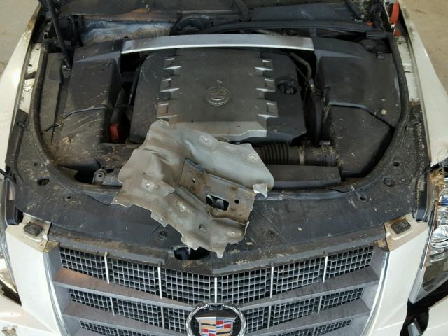 1G6DF577980163051 - 2008 CADILLAC CTS WHITE photo 7