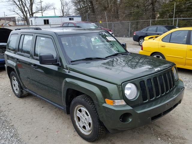 1J4FF28B69D227865 - 2009 JEEP PATRIOT SP GREEN photo 1