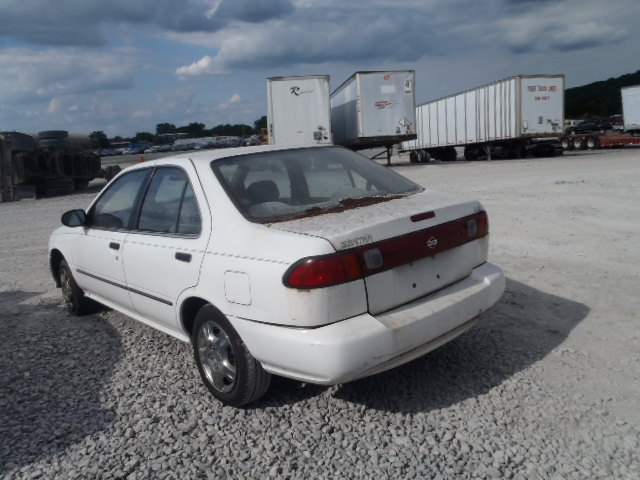 1N4AB41D9WC711071 - 1998 NISSAN SENTRA E WHITE photo 3