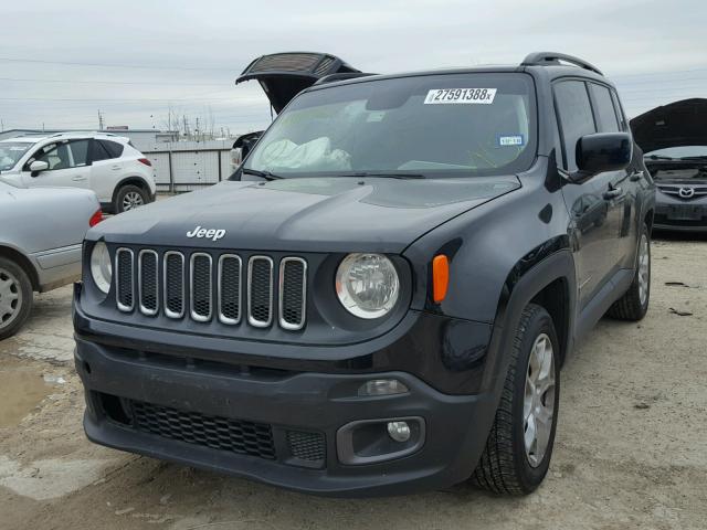 ZACCJABT0FPB56187 - 2015 JEEP RENEGADE L BLACK photo 2