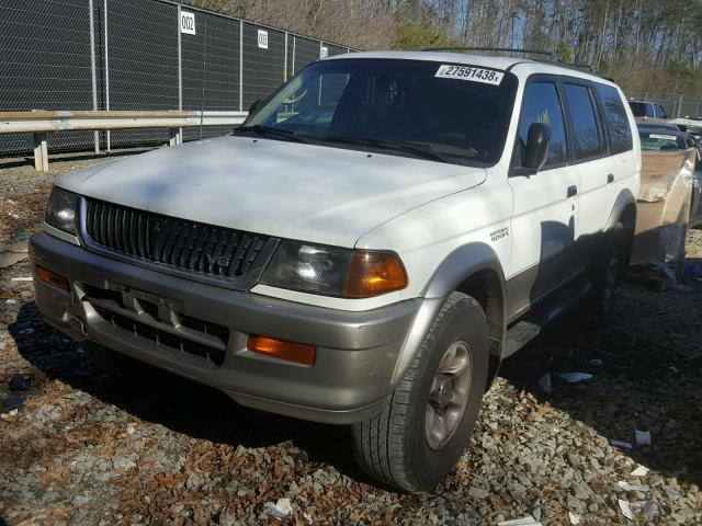 JA4MT41P0VP011276 - 1997 MITSUBISHI MONTERO SP WHITE photo 2