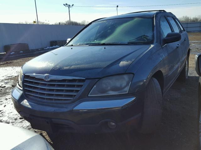 2C8GF68455R453047 - 2005 CHRYSLER PACIFICA T BLUE photo 2