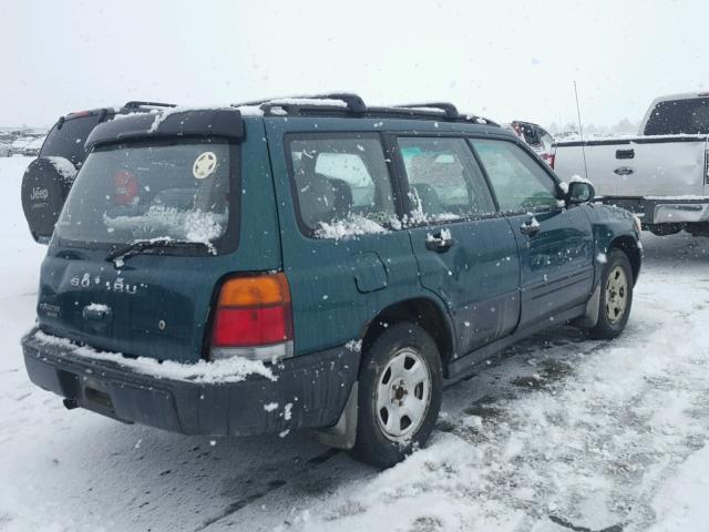 JF1SF6356XH711835 - 1999 SUBARU FORESTER L GREEN photo 4