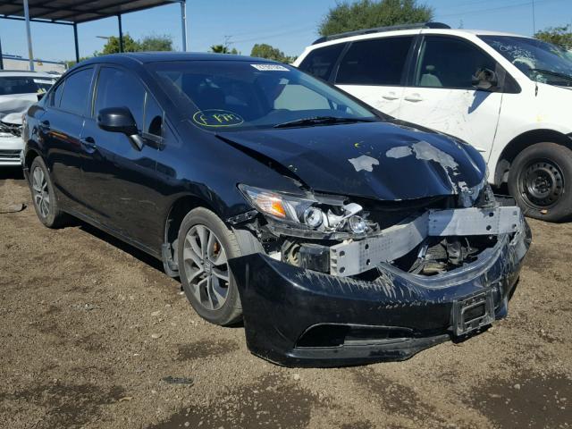 2HGFB2F85DH517472 - 2013 HONDA CIVIC EX BLACK photo 1