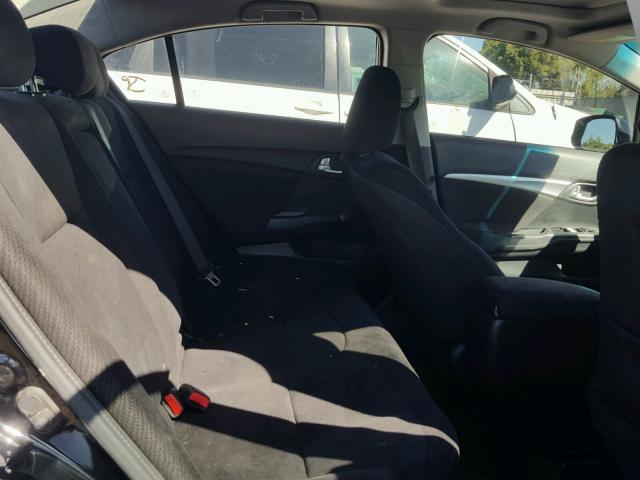 2HGFB2F85DH517472 - 2013 HONDA CIVIC EX შავი ფოტო 6