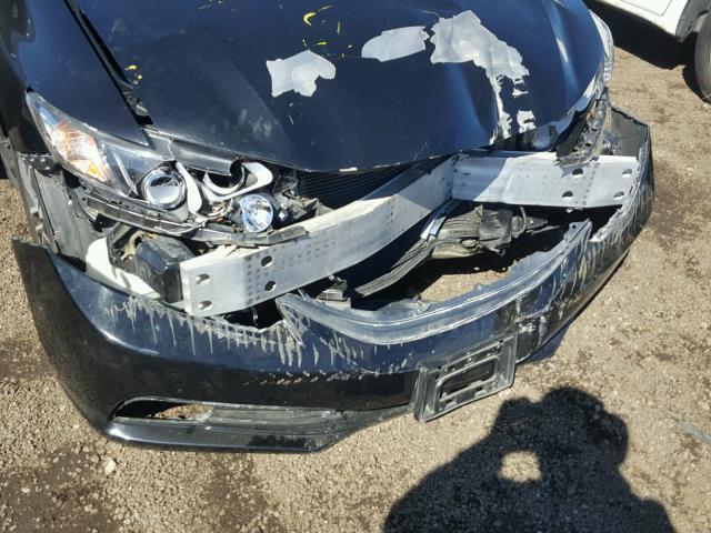 2HGFB2F85DH517472 - 2013 HONDA CIVIC EX შავი ფოტო 9