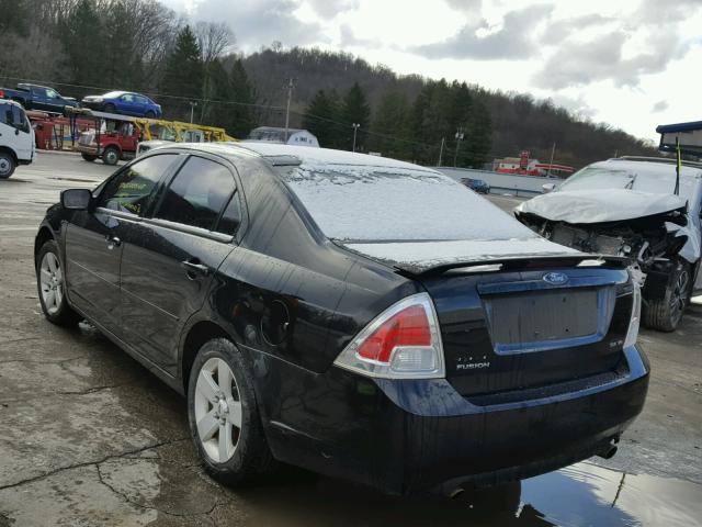 3FAFP071X6R131455 - 2006 FORD FUSION SE BLACK photo 3