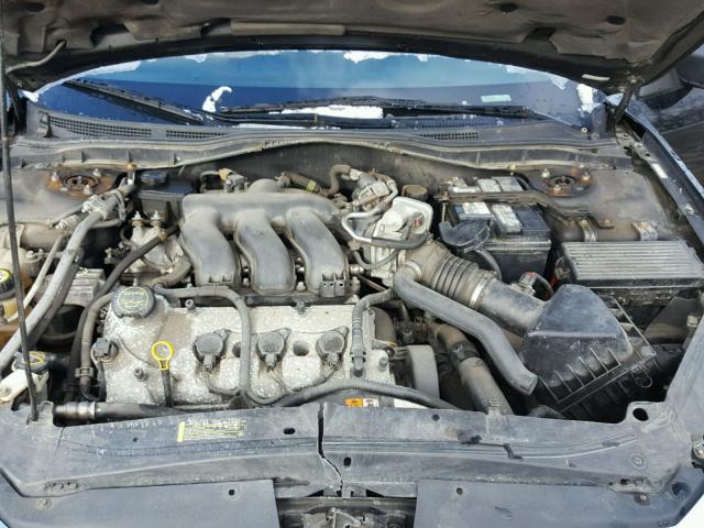 3FAFP071X6R131455 - 2006 FORD FUSION SE BLACK photo 7